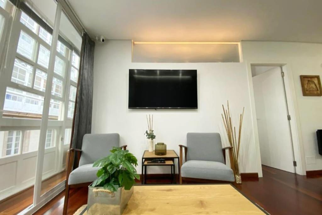 拉科鲁尼亚Apartamento 2H 2B En El Centro Con Garaje公寓 外观 照片